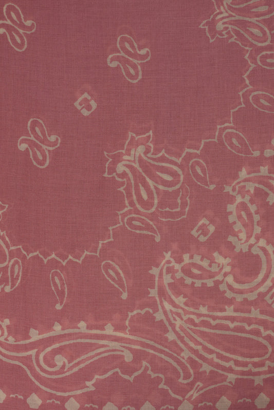 Unisex Square Scarf 100 Percent Cotton - Blue Gradient Pink