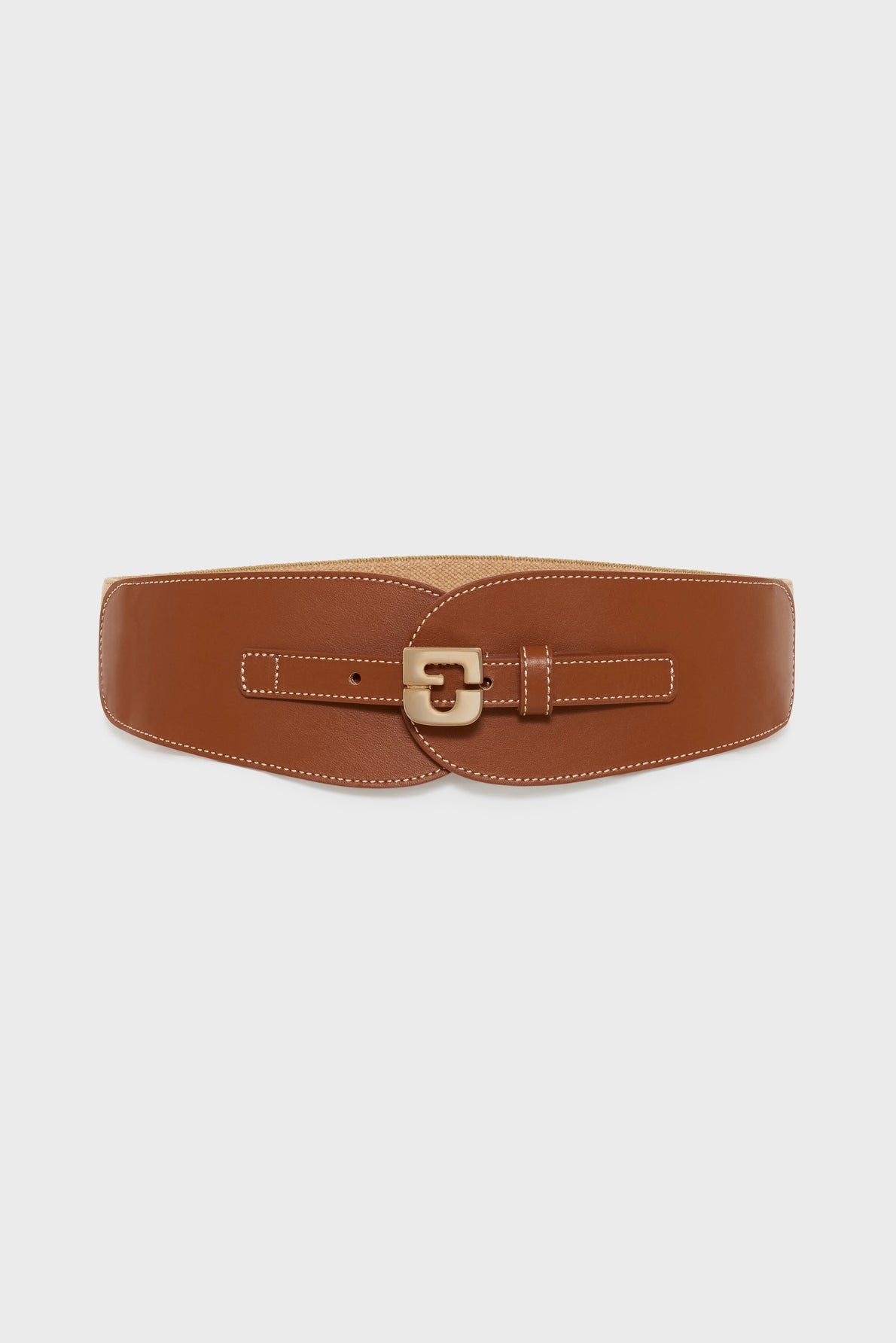 Women's Belt Genuine Full-Grain Italian Leather - Cognac