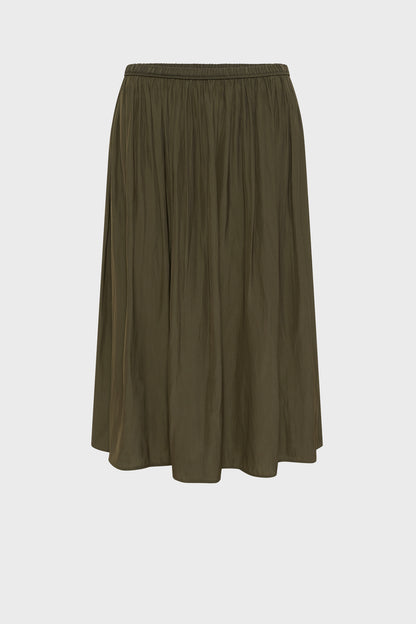 Women Skirt Fluid Crepe-Blend Rayon Fabric - Sky Blue Green