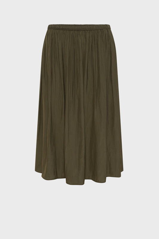 Women Skirt Fluid Crepe-Blend Rayon Fabric - Sky Blue Green