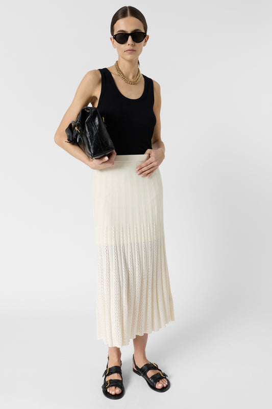 Skirt Ddj31d213 Ecru