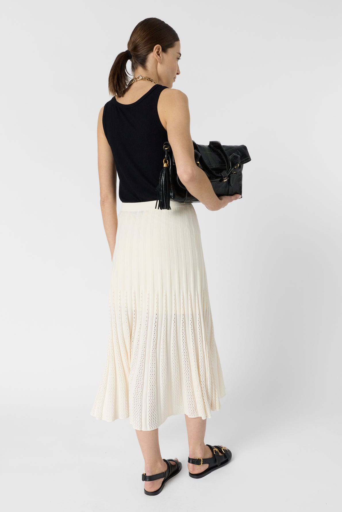 Skirt Ddj31d213 Ecru