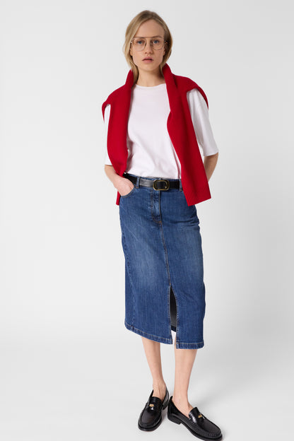 Skirt Ddj32d063 Blue