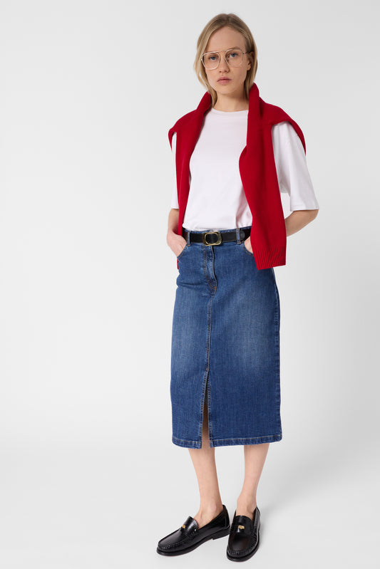 Skirt Ddj32d063 Blue