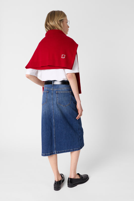 Skirt Ddj32d063 Blue