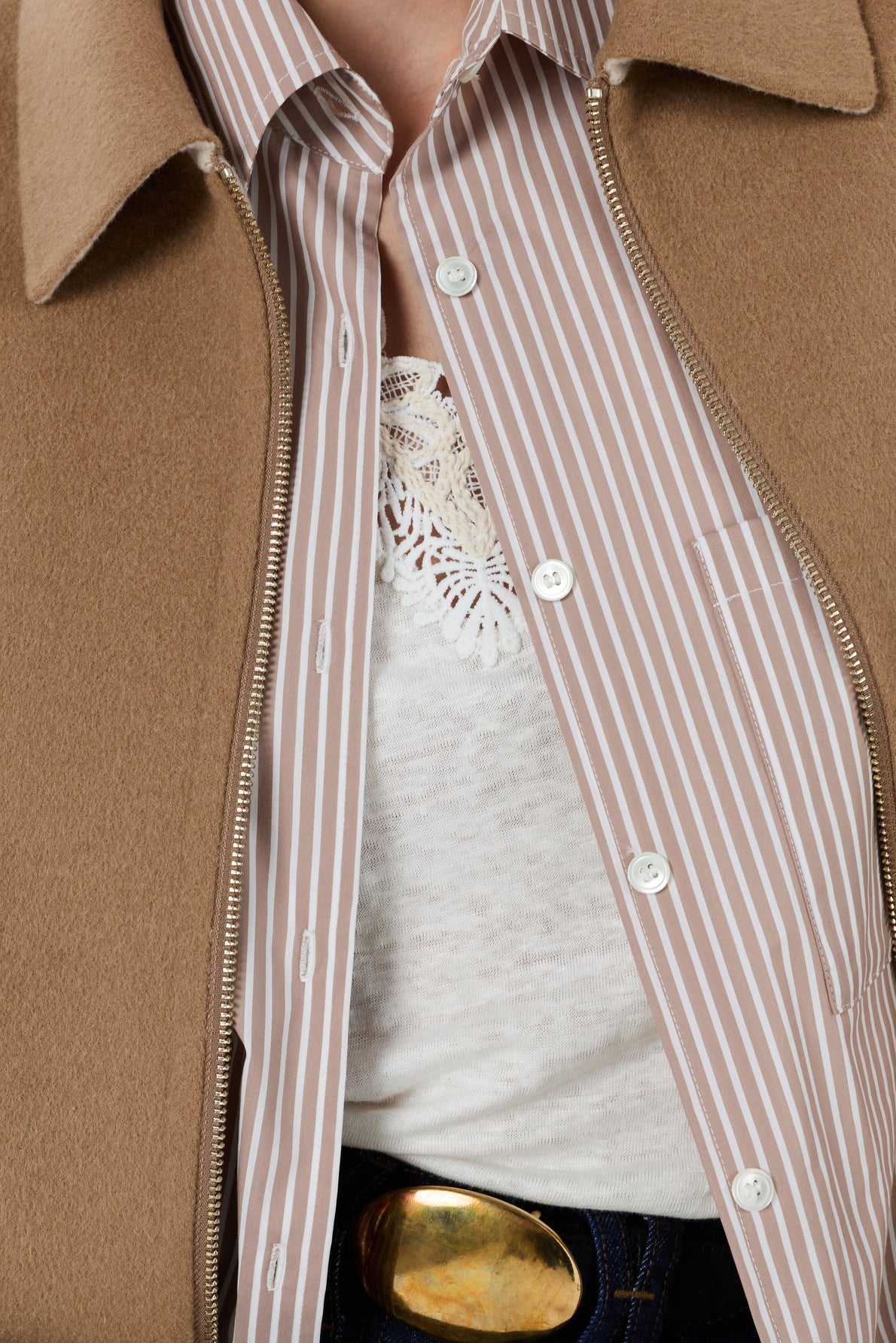 Coat Ddm27d009 Straw