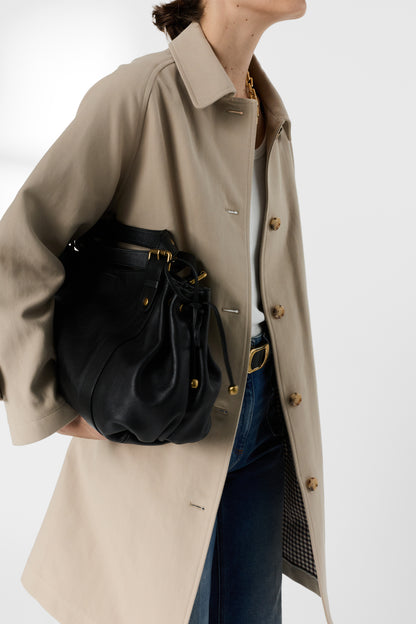 Women Classic Lightweight Trench Coat 100% Cotton - Sand