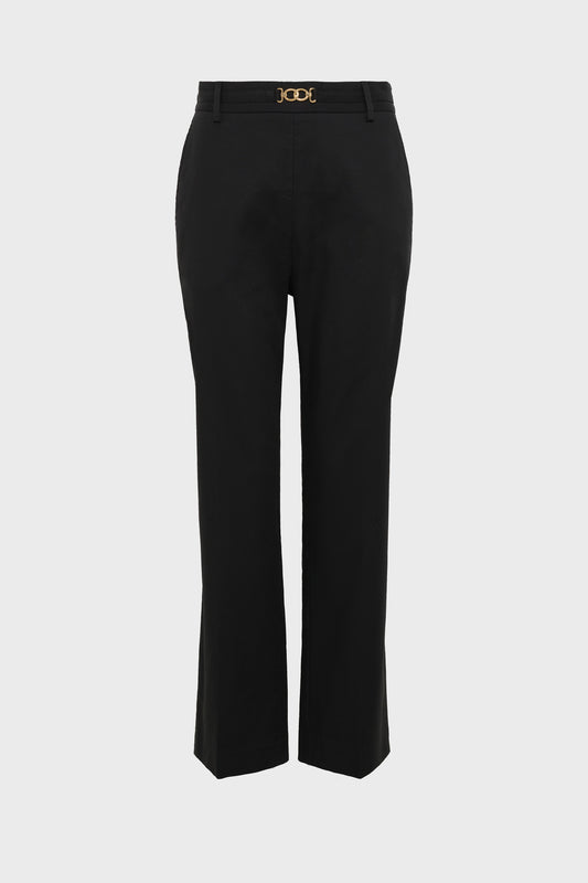 Women's Trousers 100% Polyester Twill Lightweight - Black