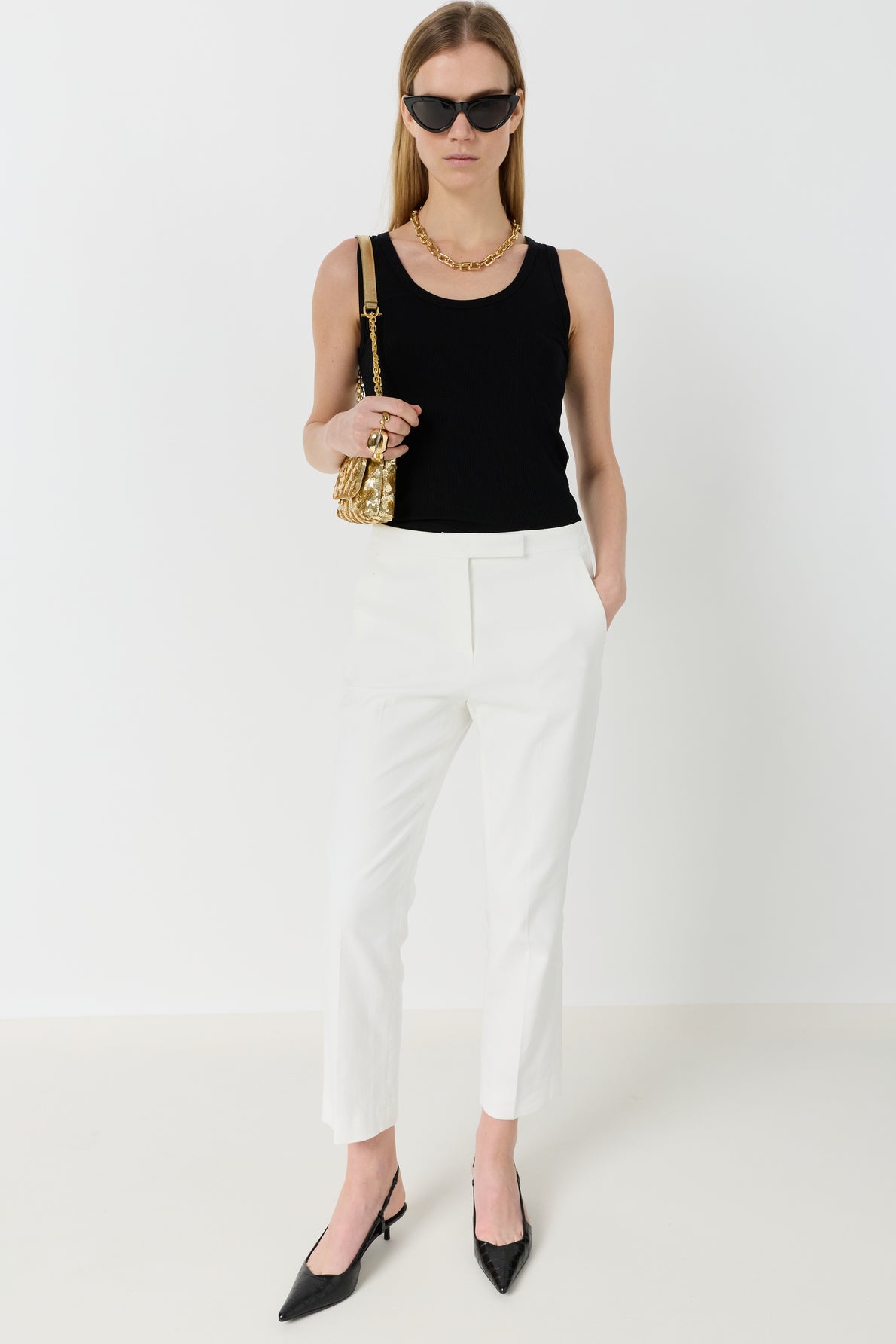 Trouser Ddp26d048 Ecru