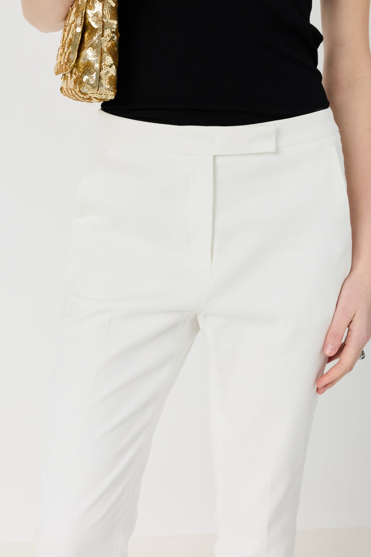 Trouser Ddp26d048 Ecru