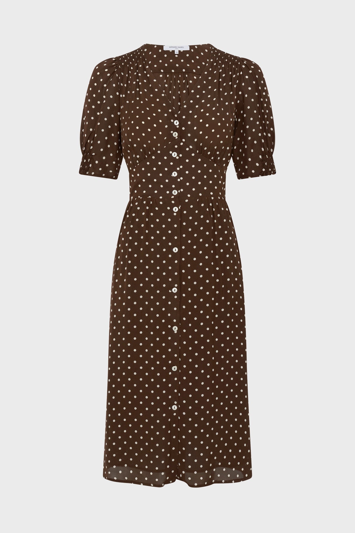 Women's Dress Premium Polyester Blend Textured - Brown