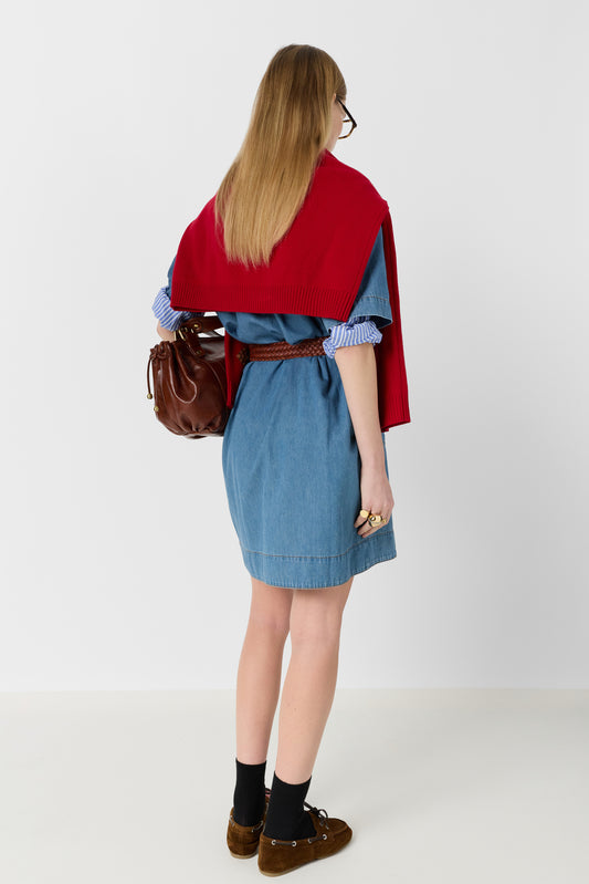 Dress Ddr68d065 Blue