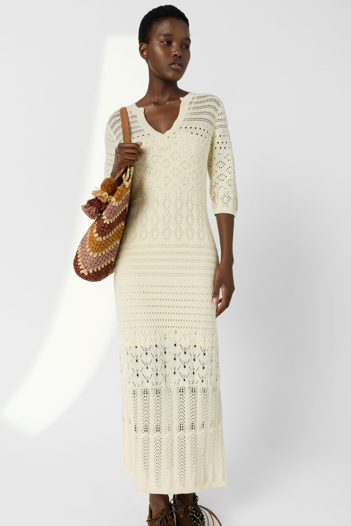 Dress Ddr95d226 Ecru