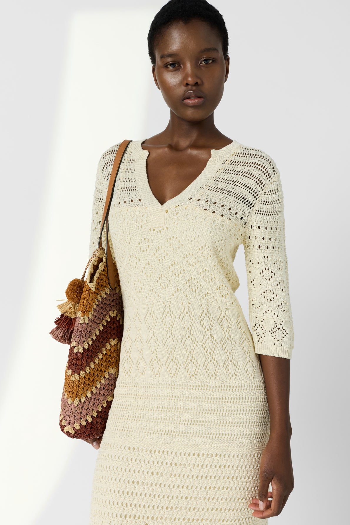 Dress Ddr95d226 Ecru