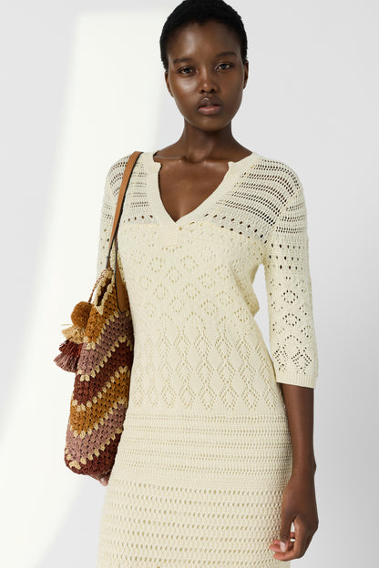 Dress Ddr95d226 Ecru