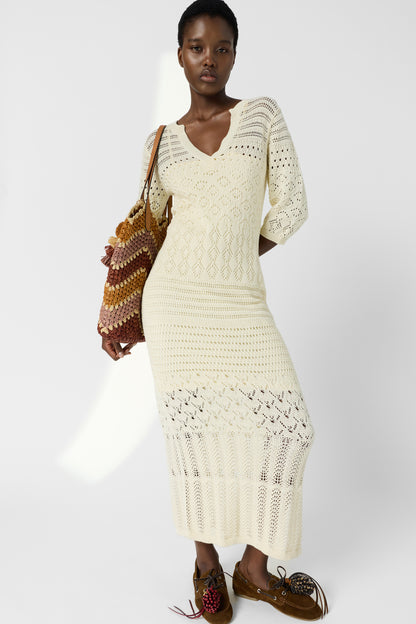 Dress Ddr95d226 Ecru