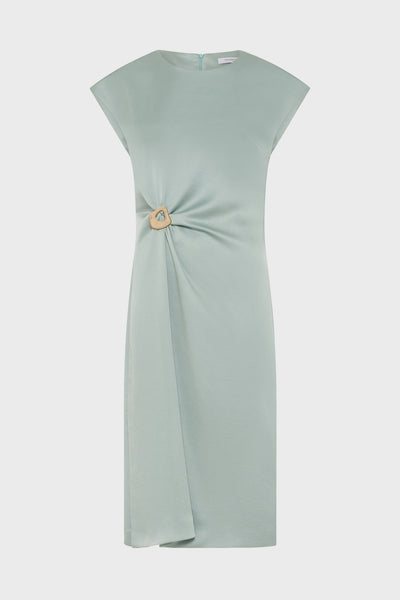 gerard darel green dress Gerard Darel - Long shirt dress - RAINA - Kaki moyen