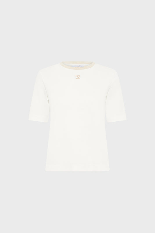 T-shirt Ddt02d247 Ecru