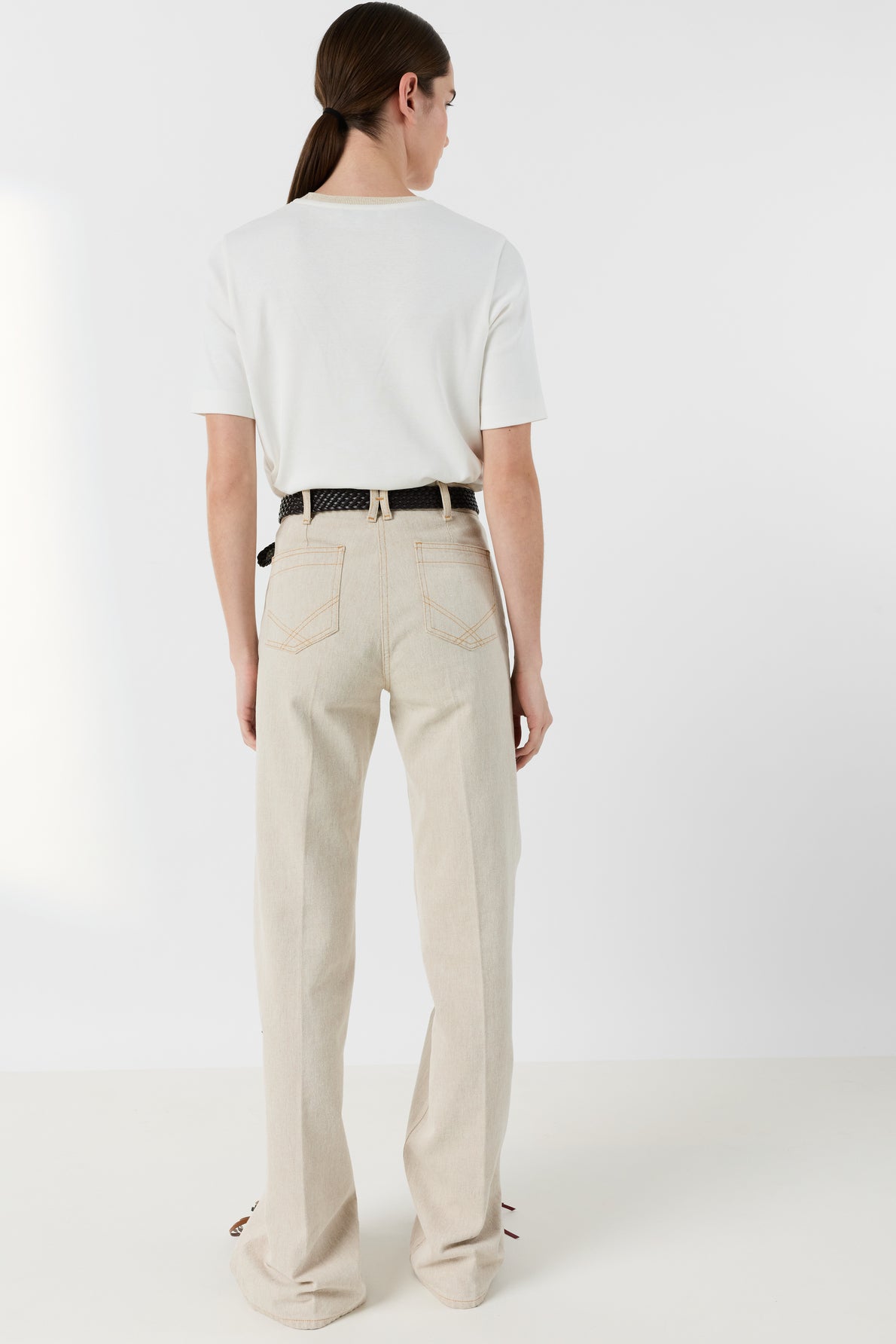 T-shirt Ddt02d247 Ecru