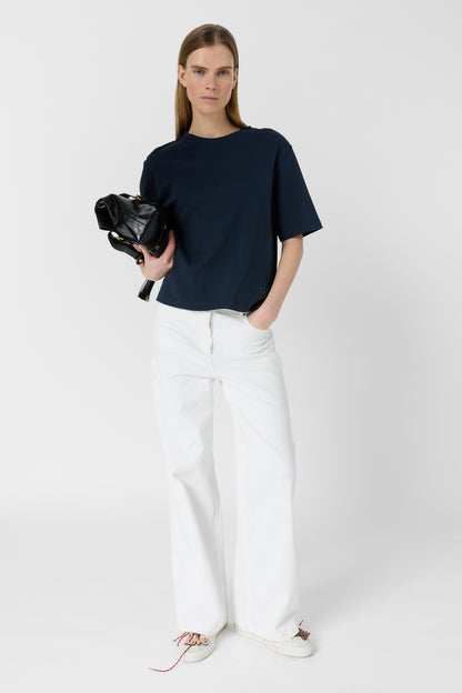 Unisex Casual Everyday Breathable T-Shirt 100% Cotton - Navy