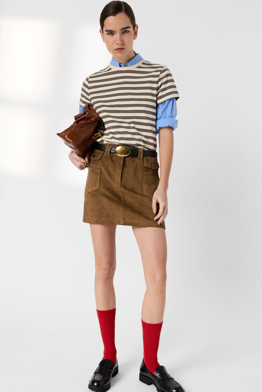 T-shirt Ddt06d249 Brown