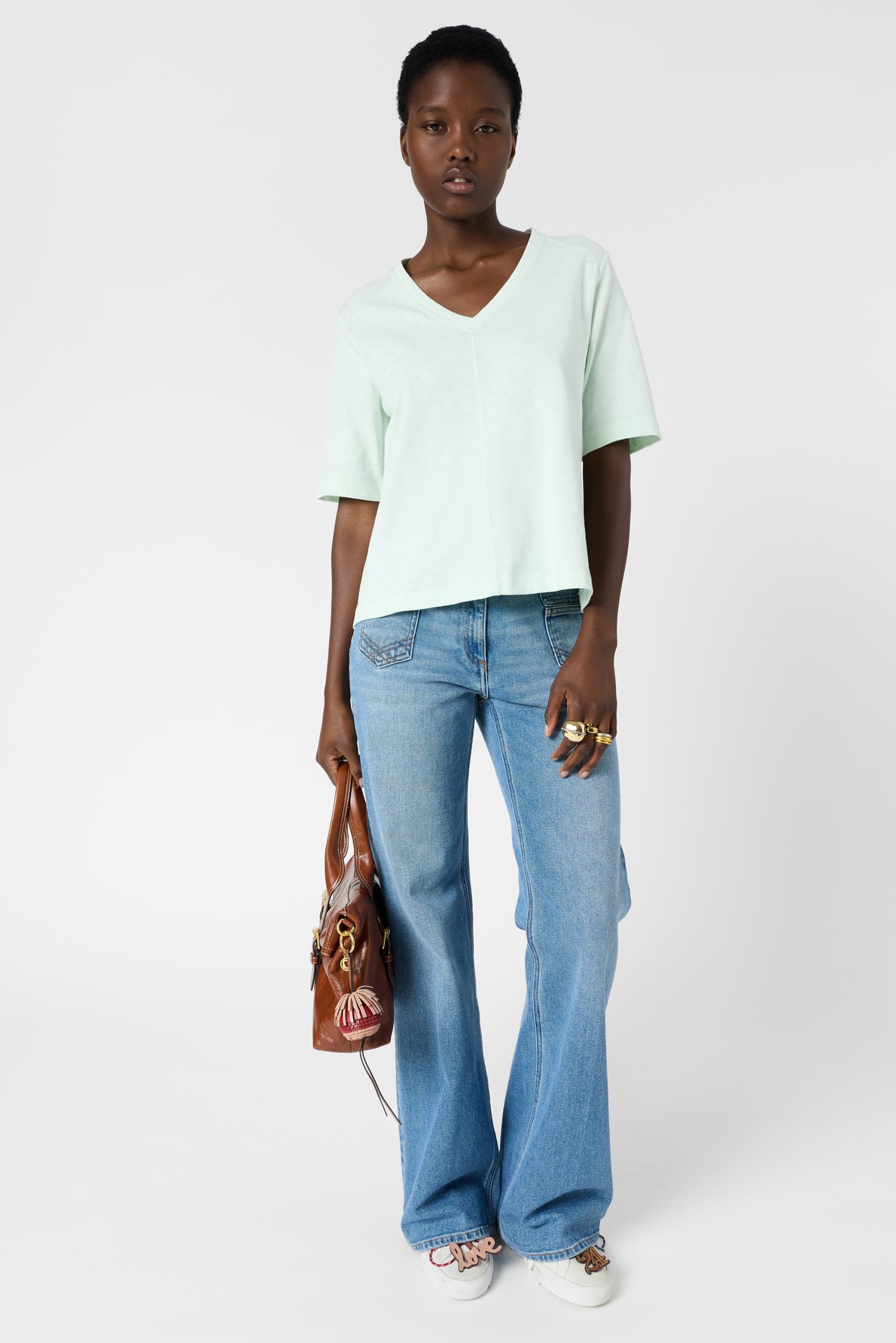 T-shirt Ddt11d251 Green