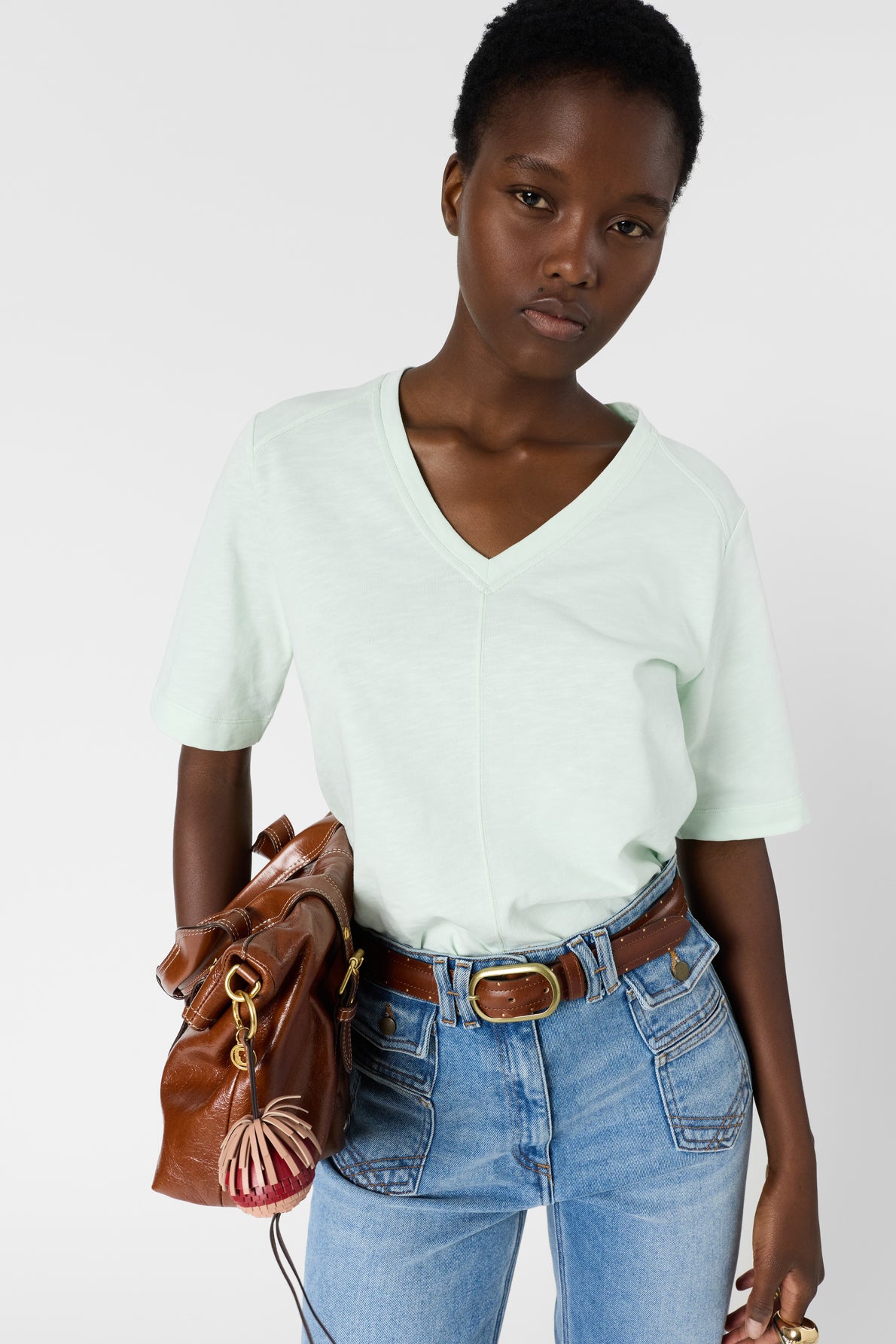 T-shirt Ddt11d251 Green