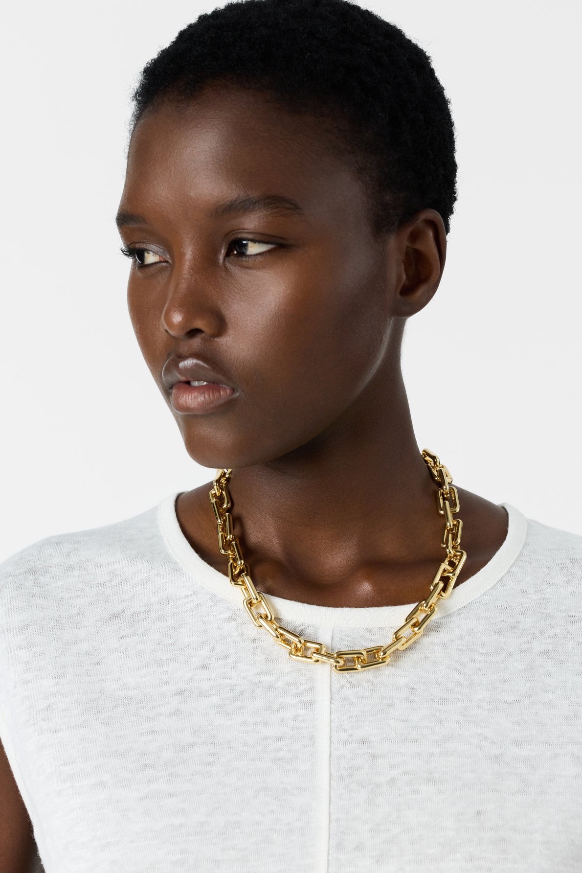 Women's Linen Sleeveless Tank Top for Summer 100% Linen - White