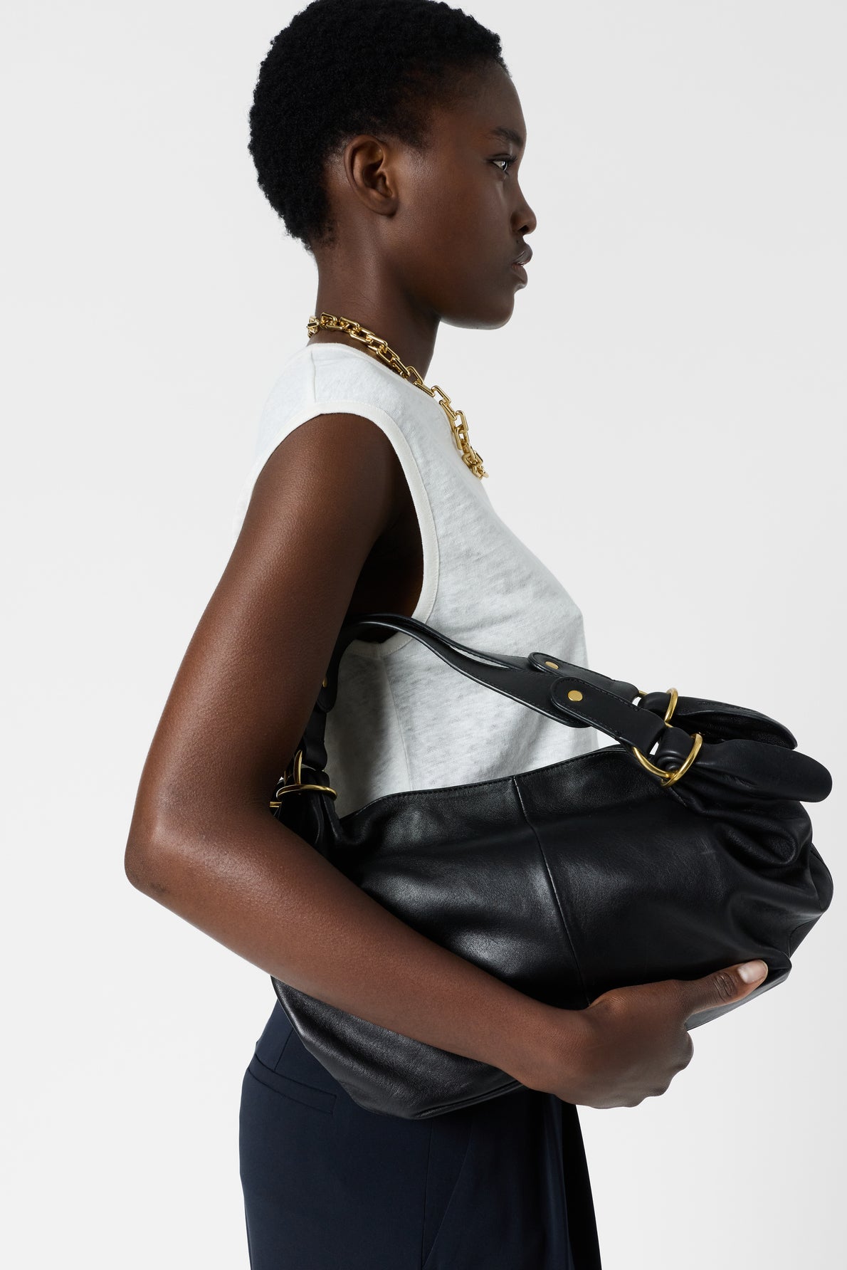 Women's Linen Sleeveless Tank Top for Summer 100% Linen - White