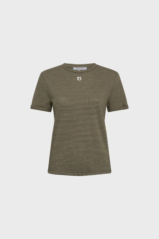 T-shirt Ddt19d253 Khaki-Green