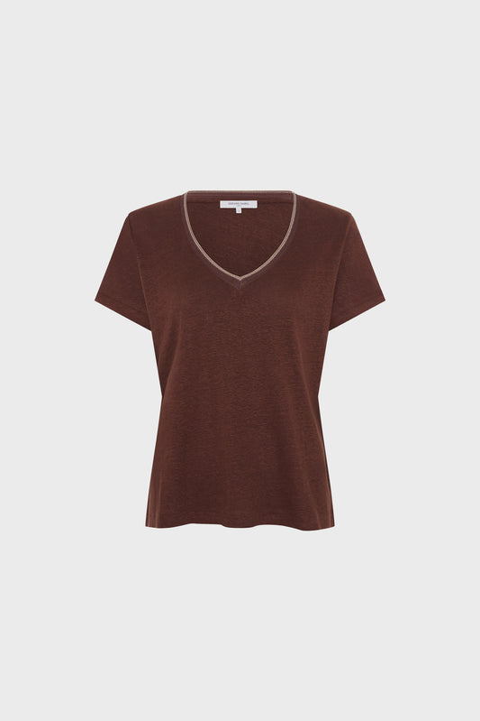 T-shirt Ddt23d252 Brown