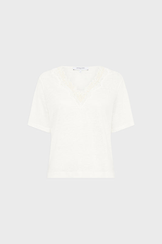 T-shirt Ddt26d258 Ecru