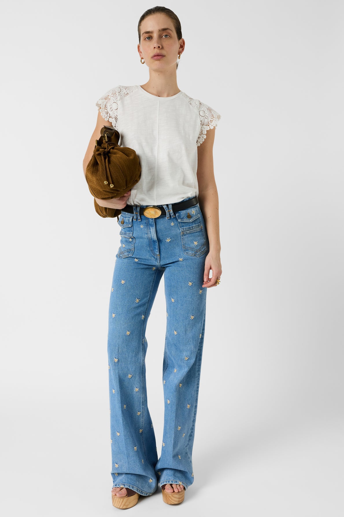 T-shirt Ddt29d259 White