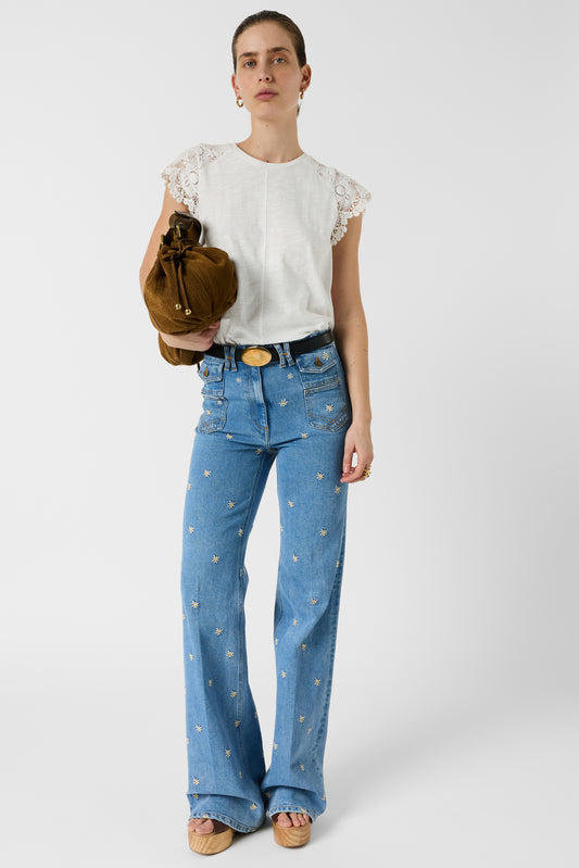 T-shirt Ddt29d259 White