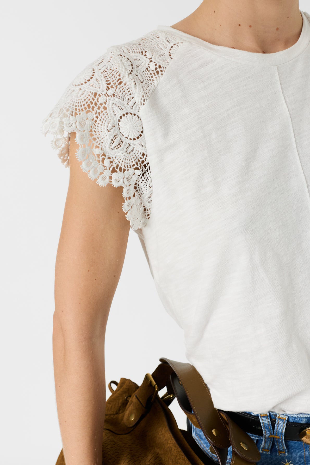 T-shirt Ddt29d259 White