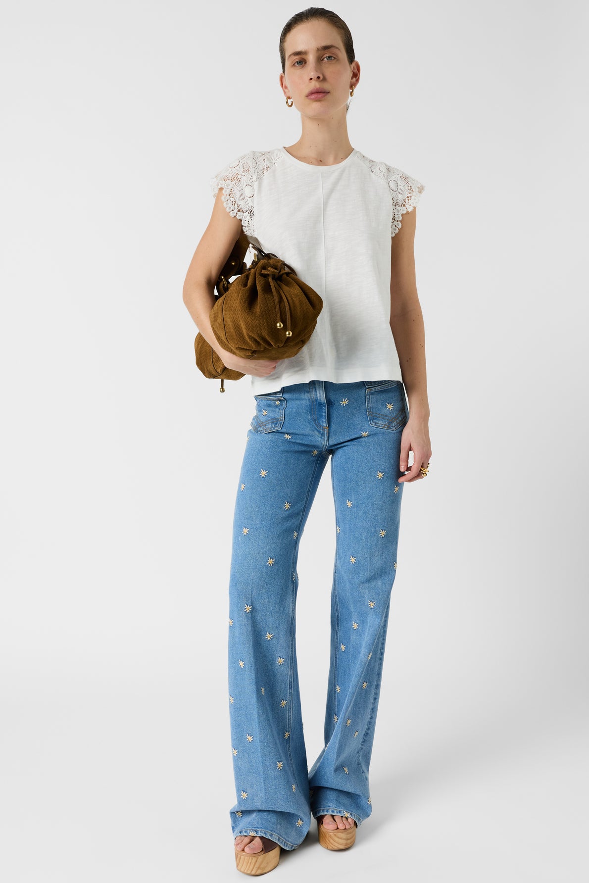 T-shirt Ddt29d259 White