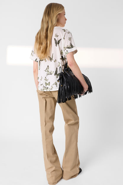 T-shirt Ddt30d265 Khaki-Green