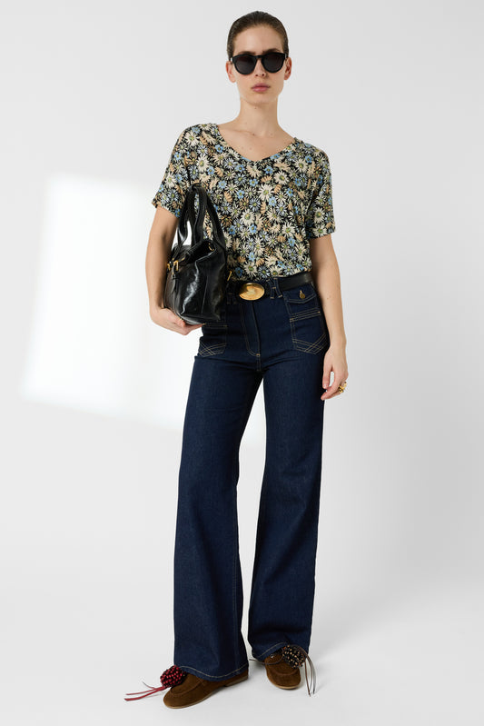 T-shirt Ddt31d269 Blue