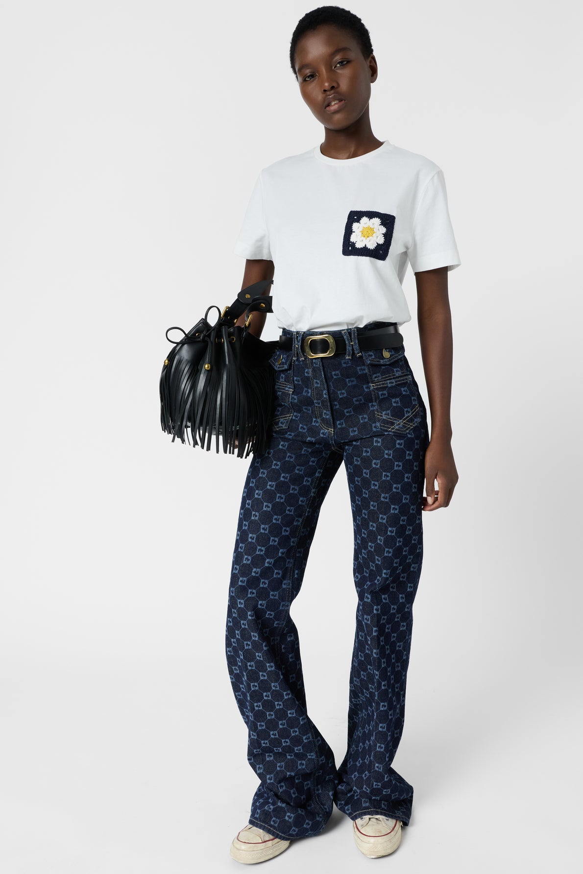 Women's T-Shirt 100% Cotton Poplin Everyday-Weight - Ecru