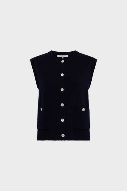 Pullover/vest Ddu08d207 Navy