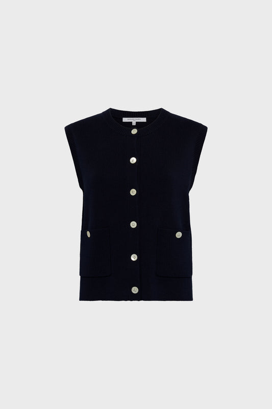 Pullover/vest Ddu08d207 Navy