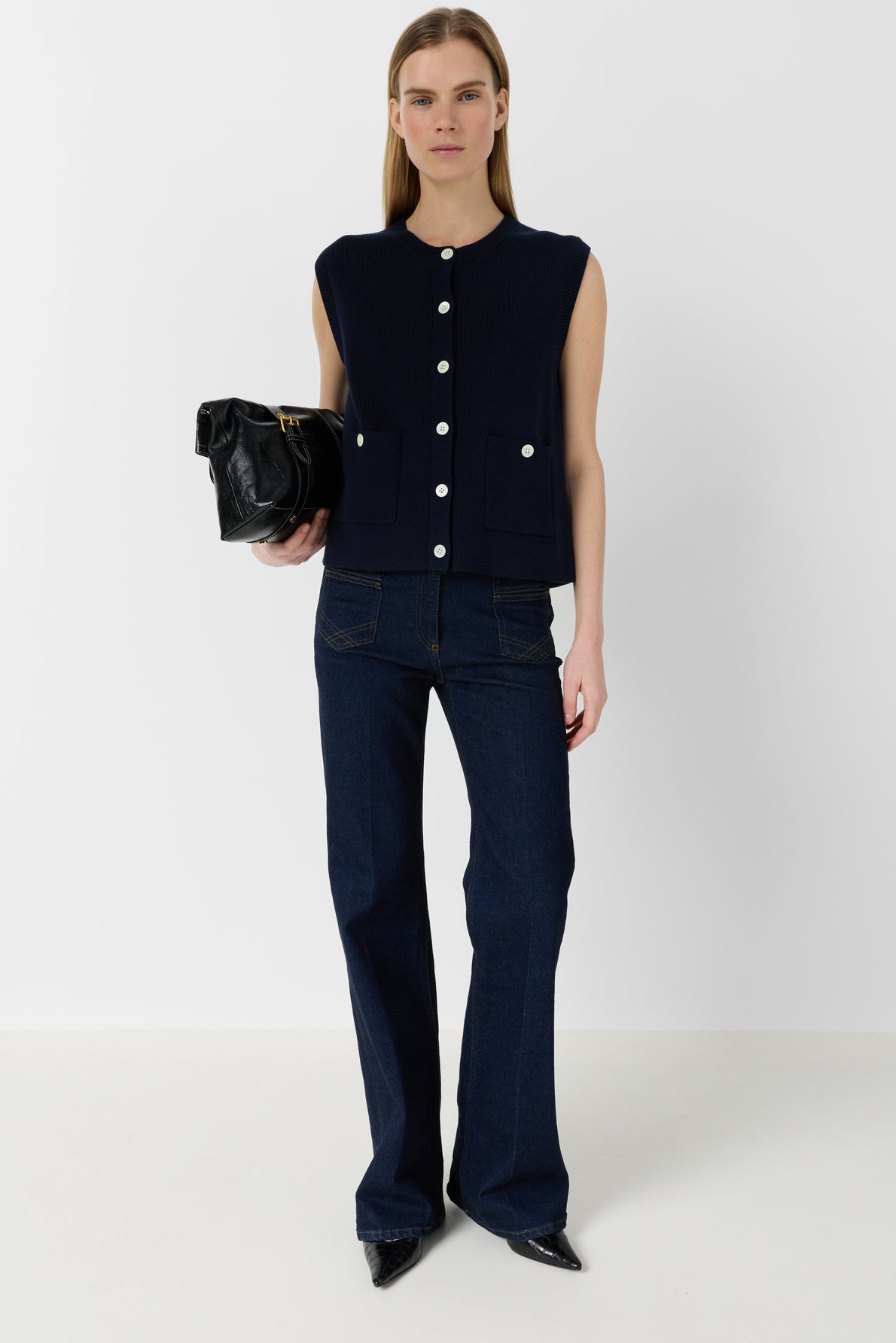 Pullover/vest Ddu08d207 Navy