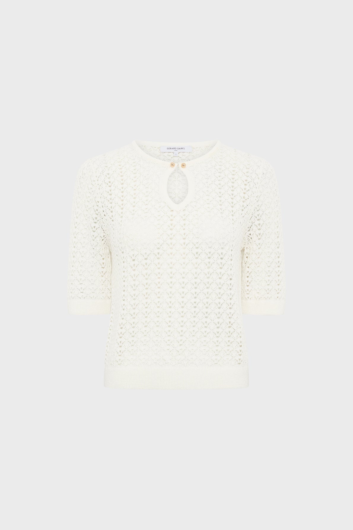 Pullover/vest Ddu09d216 Ecru