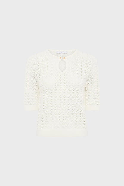 Pullover/vest Ddu09d216 Ecru