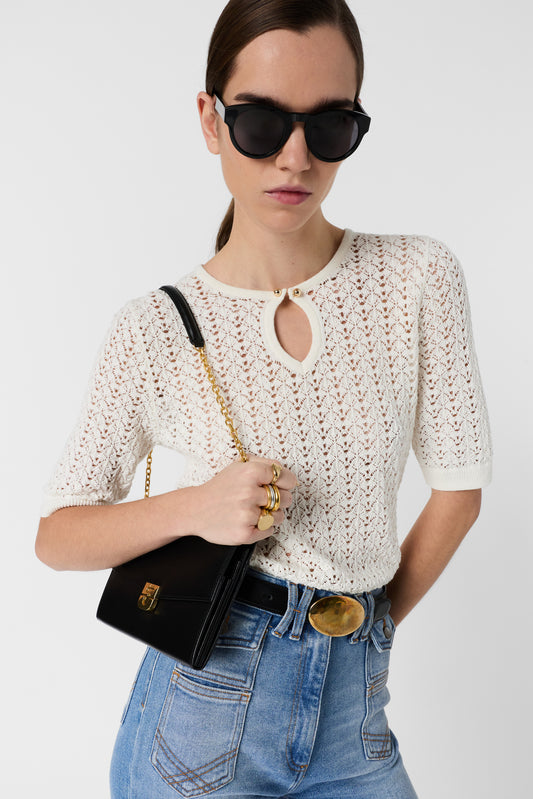 Pullover/vest Ddu09d216 Ecru