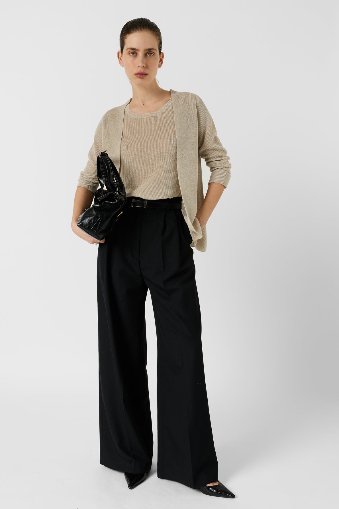 Gérard Darel | Lorina Pullover/vest - Natural – RUE MADAME