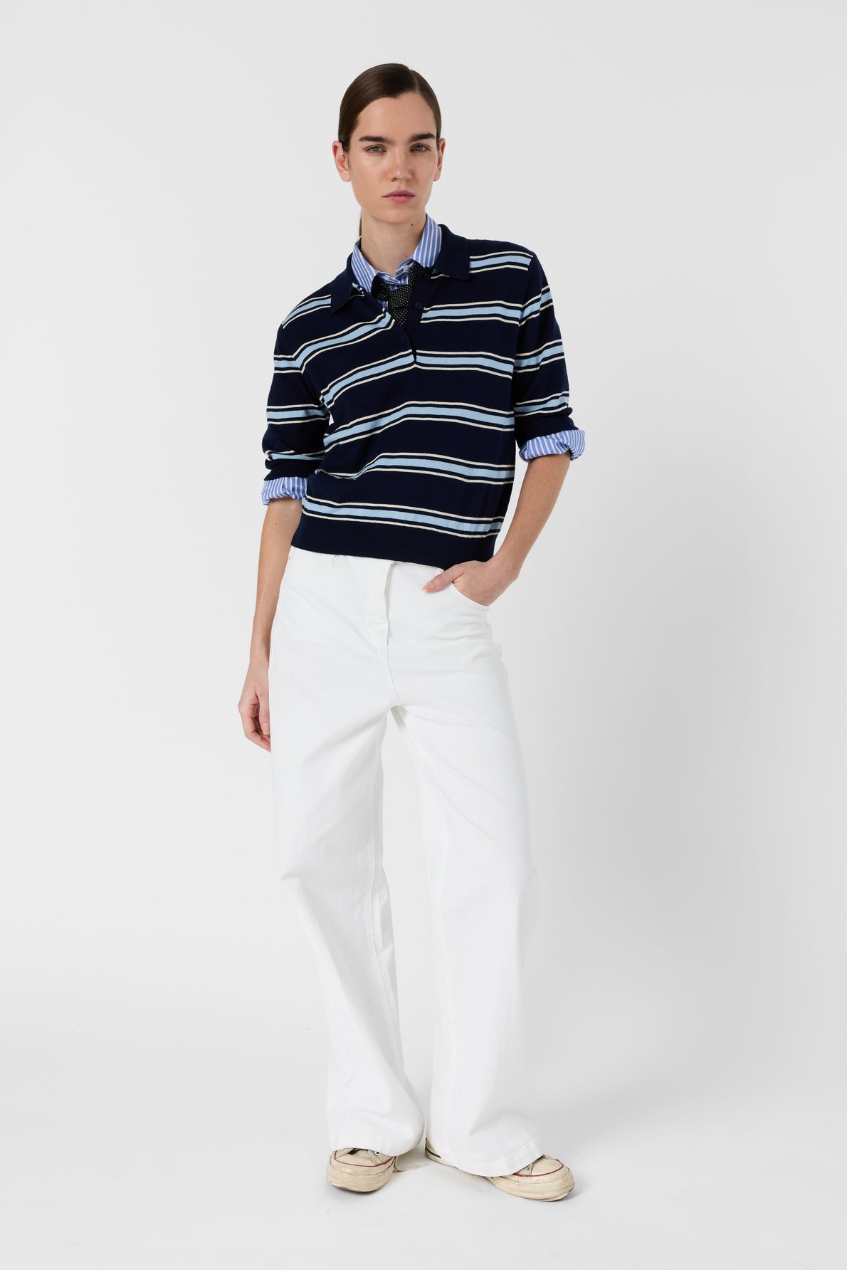 Pullover/vest Ddu24d218 Navy