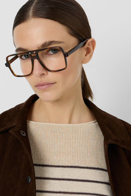 Women's Pullover Breathable Linen Blend Lightweight - Brown