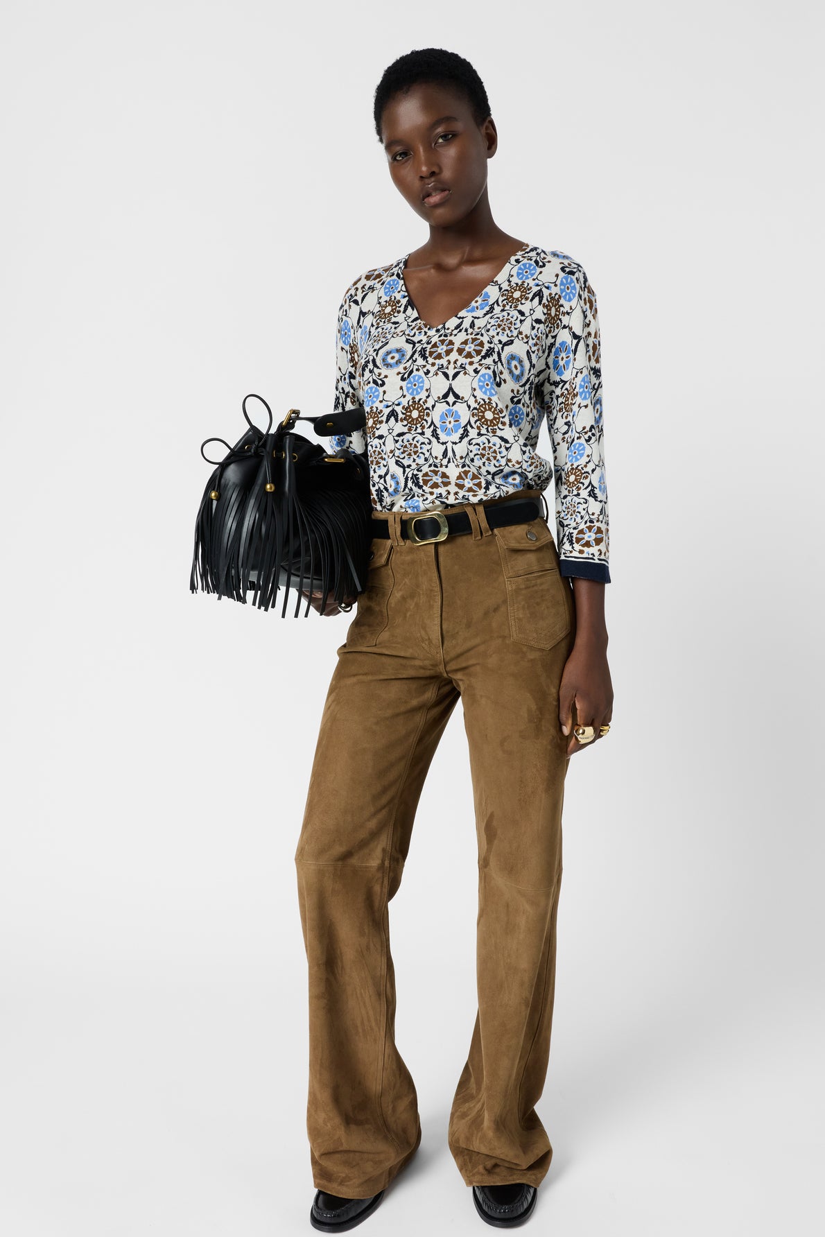 Pullover/vest Ddu44d237 Brown