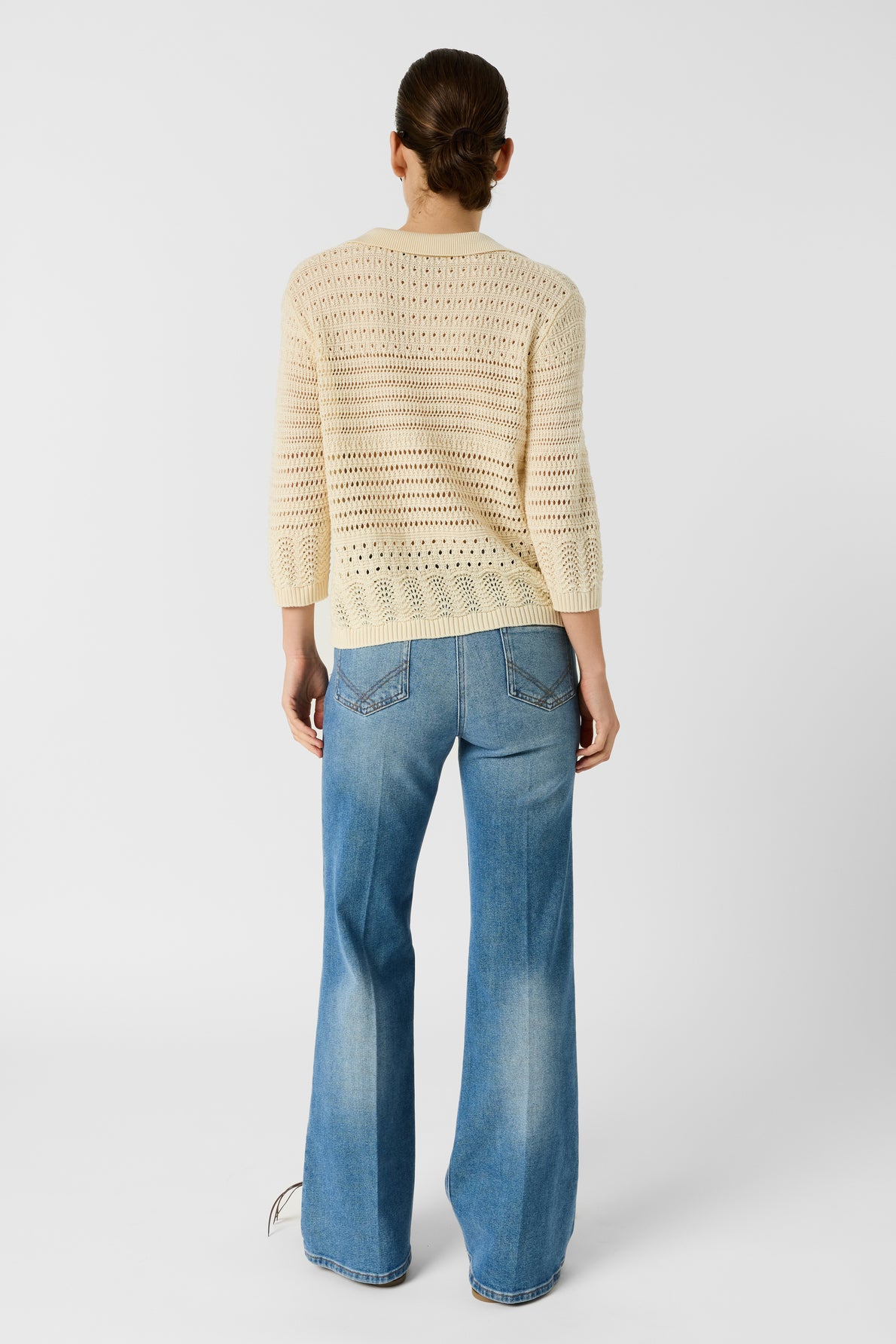 Pullover/vest Ddu52d226 Ecru